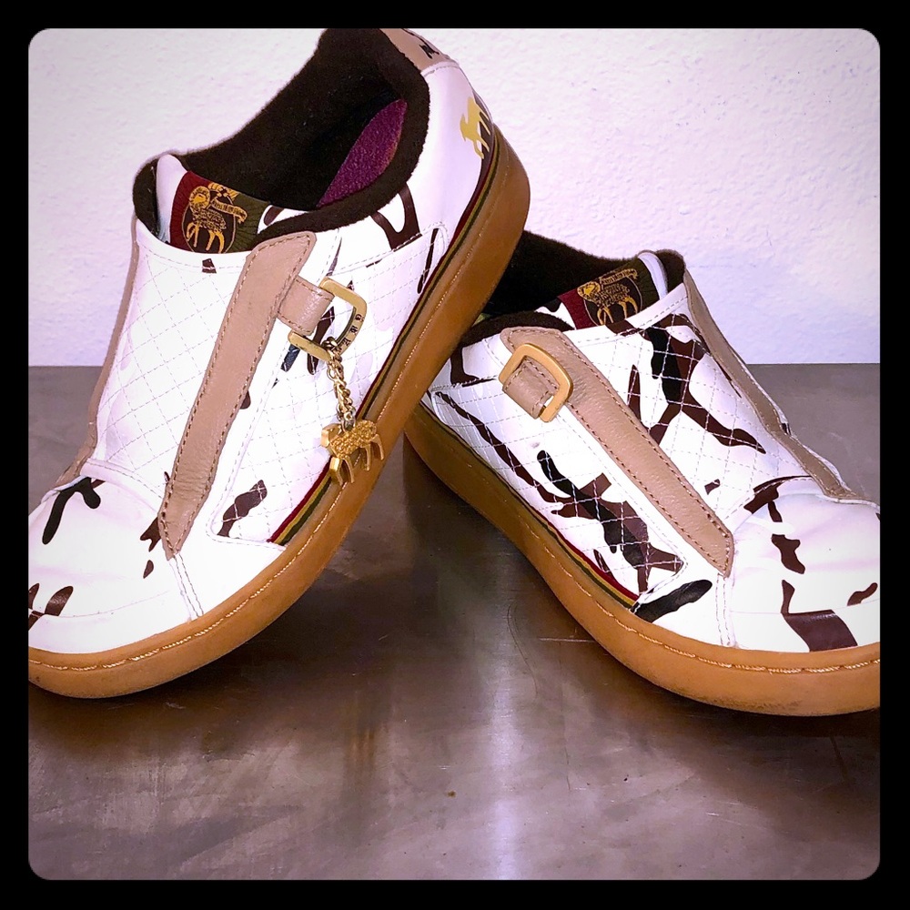 L.A.M.B. RARE Army Print Sneakers by Gwen Stefani